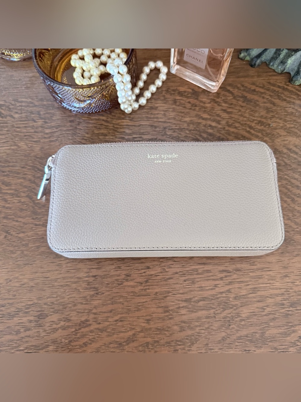Kate Spade Double Zip Crossbody Wallet on Chain